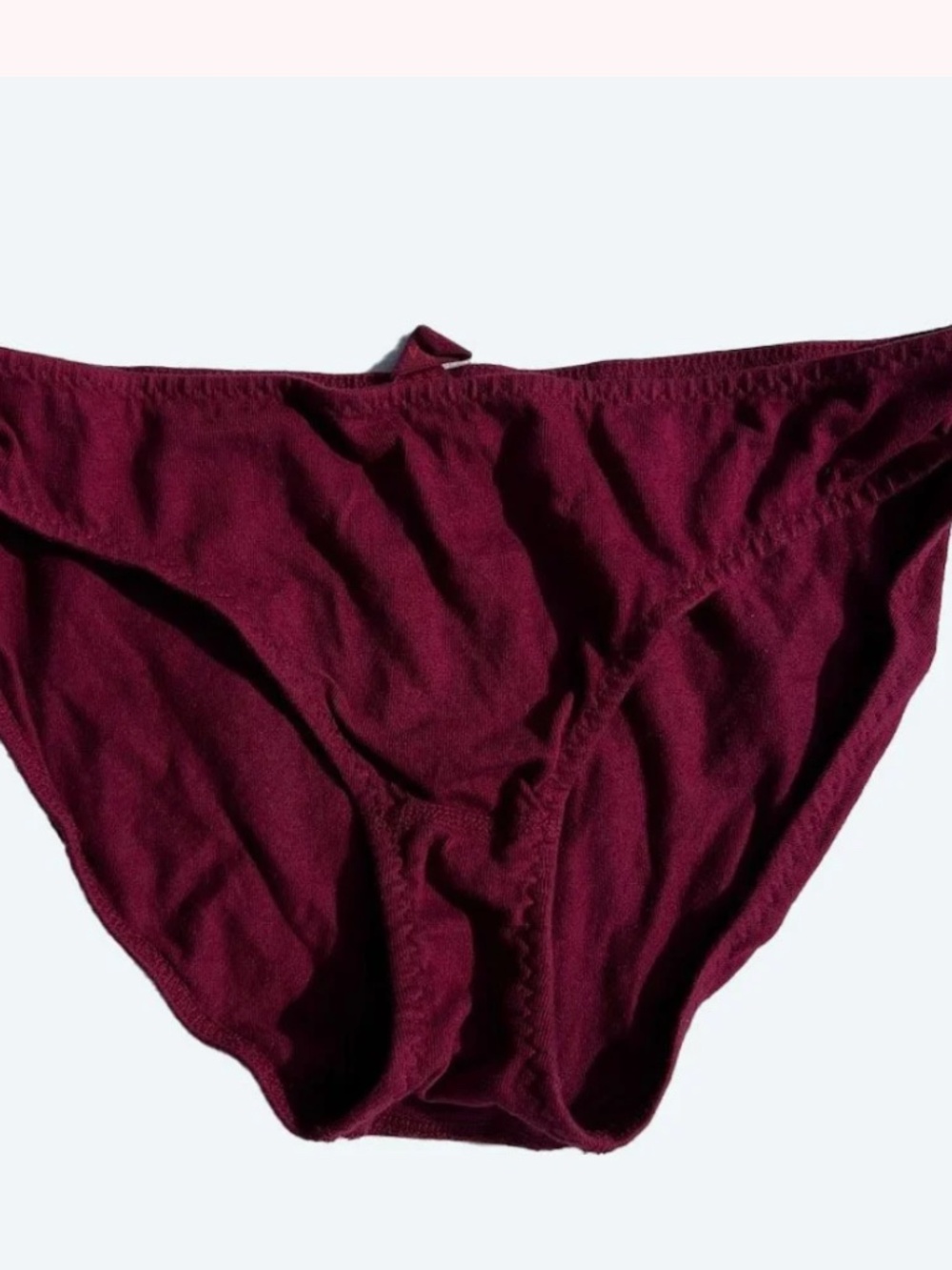 PANSY low rise brief in wine 3 pairs